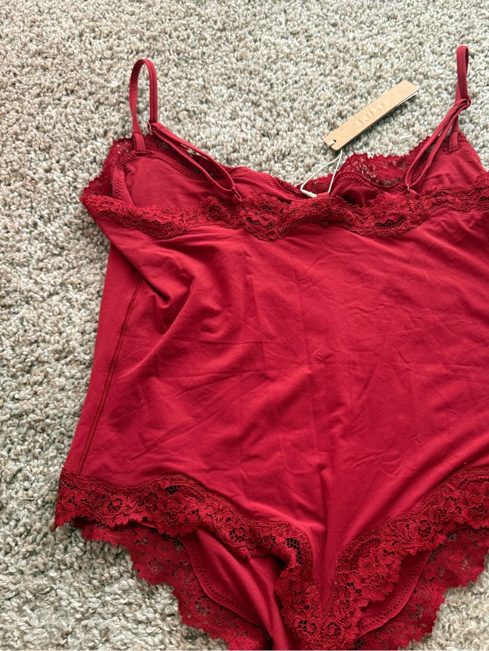nwt skims red bodysuit